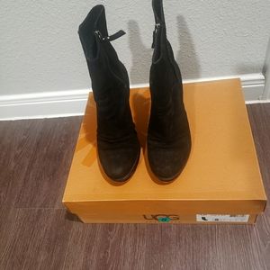 UGG High Heel Suede Boots